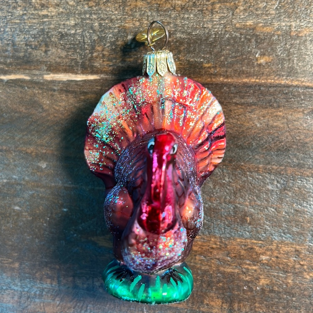 Christopher Radko Thanksgiving  turkey ornament